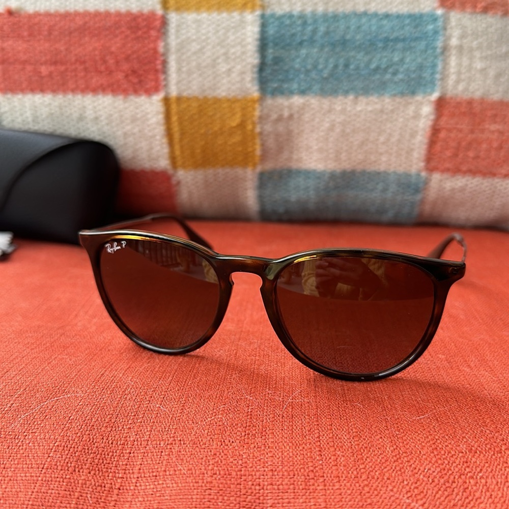 Ray Ban Erika Classic Polarized Sunglasses & Case